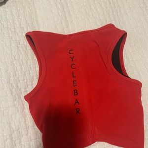 CycleBar cropped tank